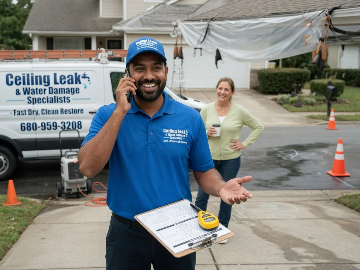 Ceiling Leak Cleanup Old Forge, PA FAQs